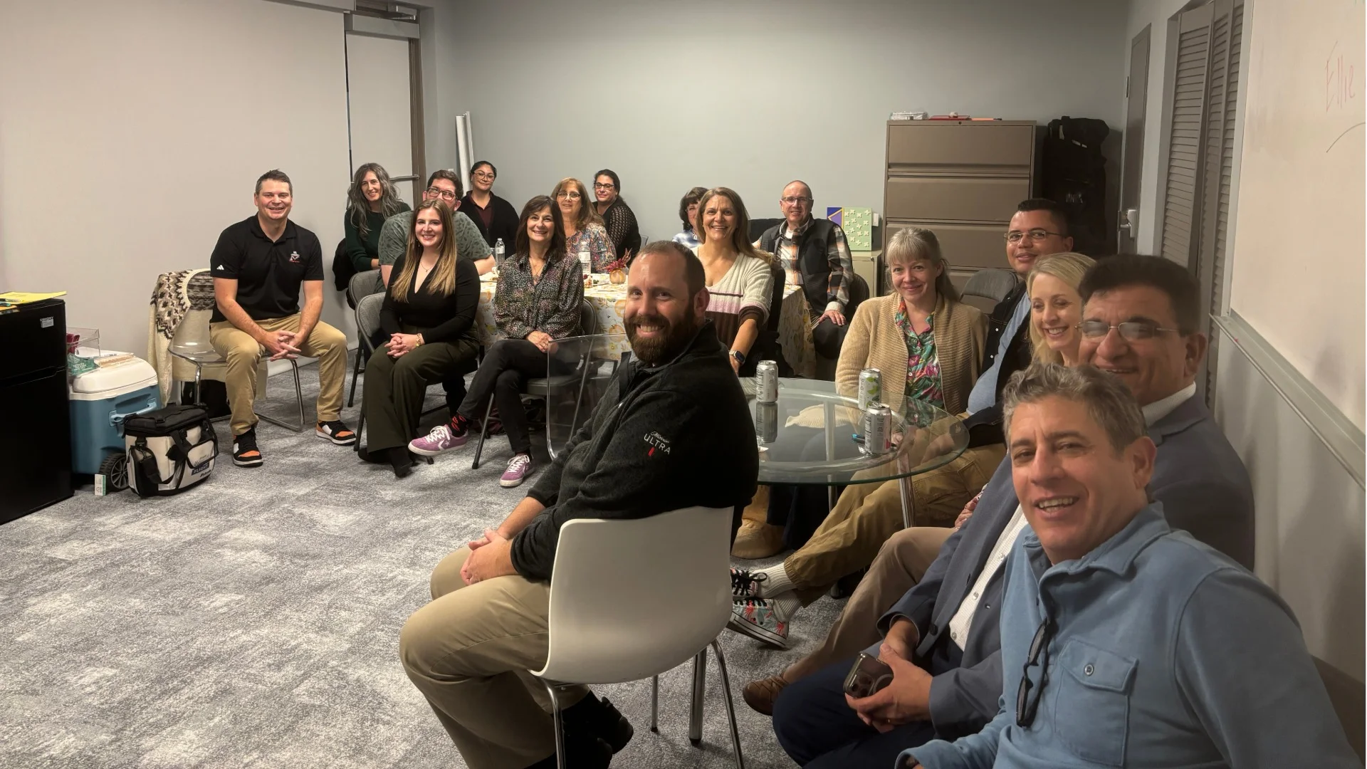 Eye Spy Community supporters gathered together at an Eye Spy Foundation event